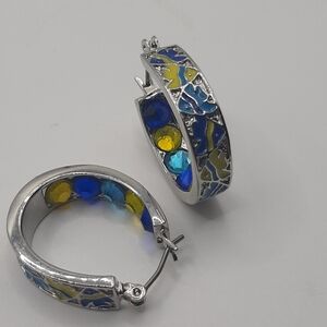 Colorful Hoop Earrings